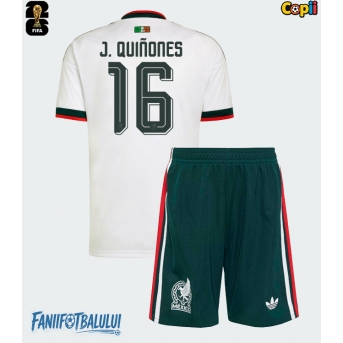 Mexic Julian Quinones #16 Echipament de Fotbal Replică Mondial 2026 Copii Deplasare (+ Șorturi)